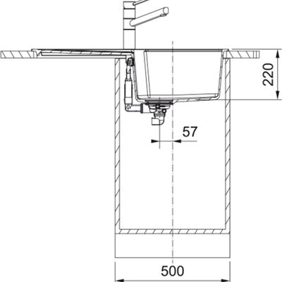 Franke Urban Ubg 611-86 Tek Gözlü Granit Eviye Ve Actıve Plus Doccıa 2.0 Armatür