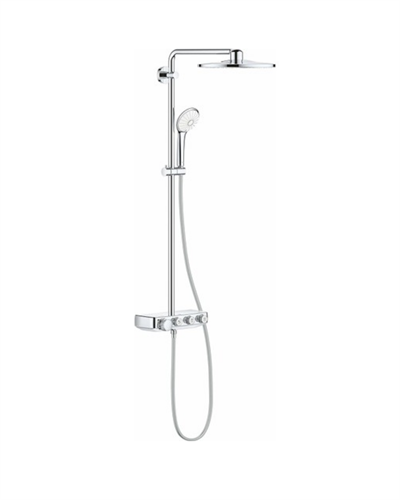 Grohe Euphoria SmartControl System 310 Duo Duvara Monte Termostatik Bataryalı Duş Sistemi 26507000