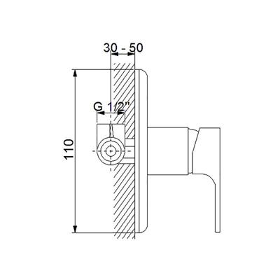 NEWARC AQUA ANKASTRE DUŞ BATARYASI