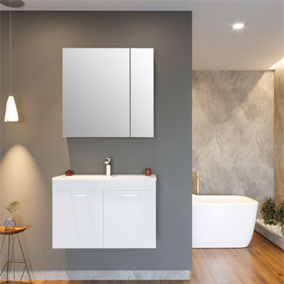 Orka Bafa 80 Cm Banyo Dolabı Takım  Beyaz