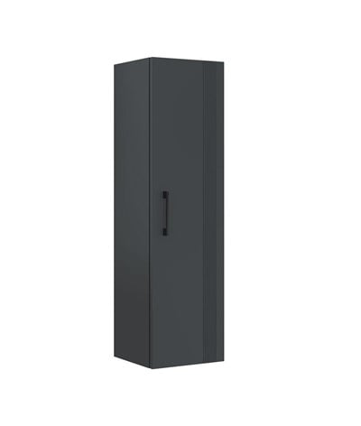 Orka Bari 40 cm Banyo Boy Dolabı Mat Antrasit