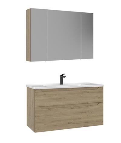 ORKA Messina 100 cm Banyo Dolap Takımı Meşe