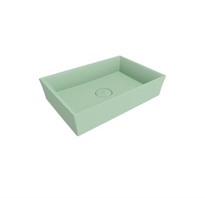 Bocchi 1172-033-0125 Vessel Tezgah üstü Lavabo 56x38 cm Mat Mint Yeşil
