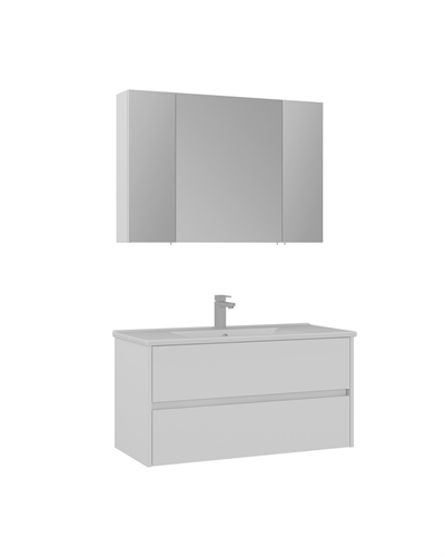 Orka Side 100 cm BANYO Dolabı Takımı Mat Beyaz