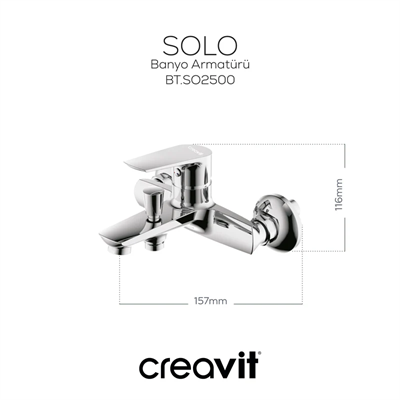 CREAVİT Solo Banyo Bataryası SO2500