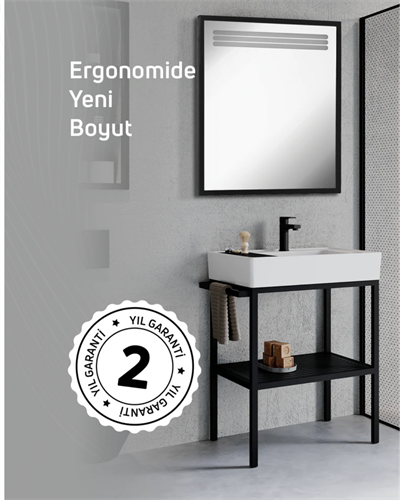 Creavit Arya 70 cm Banyo Dolabı Takımı 