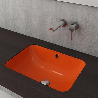 BOCCHİ Scala Tezgahaltı Lavabo 55 cm P. Turuncu 1006-012-0125