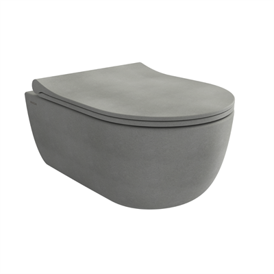 Bocchi 1417-069-0128 V Tondo Rimless Asma Klozet Mat Beton