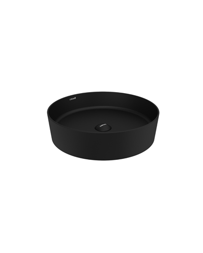 Creavit LP145-00KK Loop Yuvarlak Çanak Lavabo 45 cm Mat Siyah
