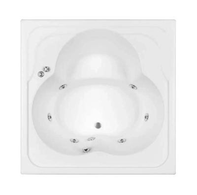 SANACRYL Round Cube Spa & Havuz S453 150x150x65h