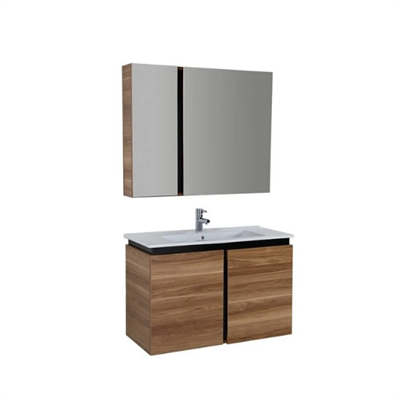 Creavit Verti Banyo Mobilyası Takımı Kapaklı 60 cm Açık Meşe