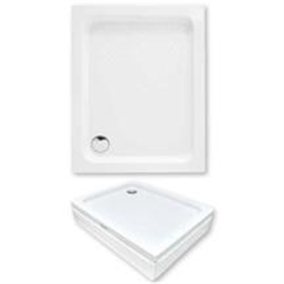 SANACRYL Akrilik Panelli Duş Teknesi 80x90x21(h) Dikdörtgen