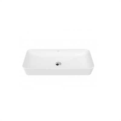 CREAVİT UL080 Ultra Tezgah Üstü Lavabo Beyaz 80 cm