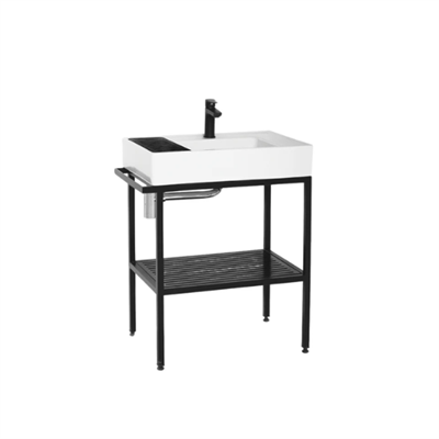 Creavit Arya Lavabo Dolabı 70 cm Siyah