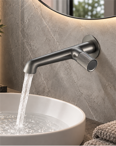 Creavit Sarnis Ankastre Lavabo Armatürü Gun Grey SN1400GR