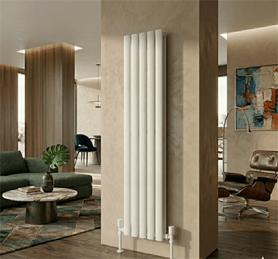 AURA Çelik Dekoratif Radyatör 1800x380 Beyaz