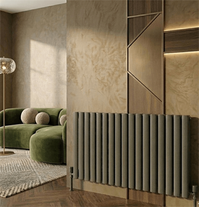 AURA Çelik Dekoratif Radyatör 600x1368 Antrasit
