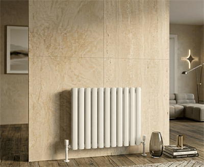 AURA Çelik Dekoratif Radyatör 600x836 Beyaz