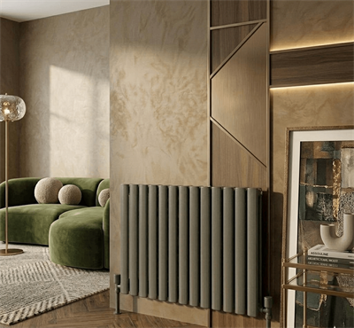 AURA Çelik Dekoratif Radyatör 600x988 Antrasit