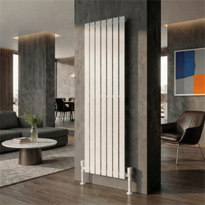 ZEN Çelik Dekoratif Radyatör 1800x528 Beyaz