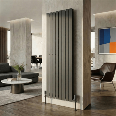ZEN Çelik Dekoratif Radyatör 1800x604 Antrasit