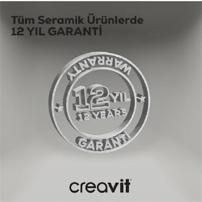 Creavit Nice Tezgah Üzeri Lavabo Ø45 cm Cool Grey Gri NC045.00CG