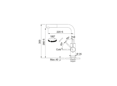 FRANKE Smart Glenda Doccia Spiralli Mutfak Bataryası 115.0706.986