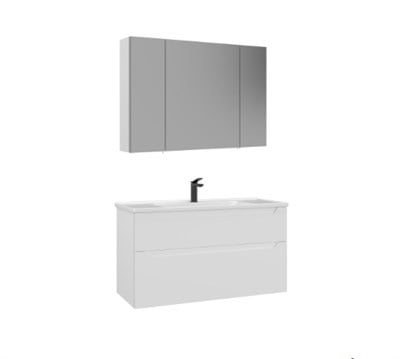 ORKA Messina 100 cm Banyo Dolap Takımı Mat Kaşmir