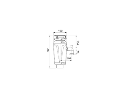 FRANKE Çöp Öğütücü Slim 75 134.0715.096