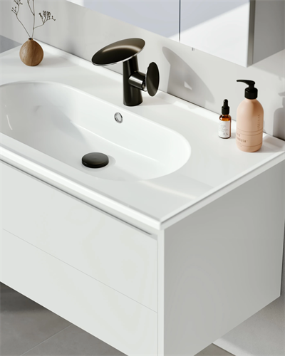 Orka Likya 80 CM Banyo Dolabı Takımı Mat Beyaz