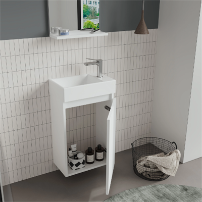 Orka Conza 45 CM Banyo Dolabı Takımı Beyaz