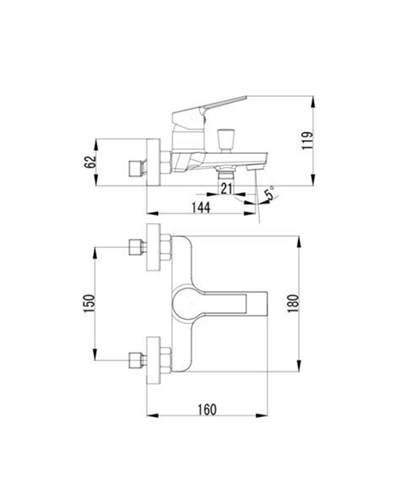 Creavit Ln2500 Luna Banyo Bataryası