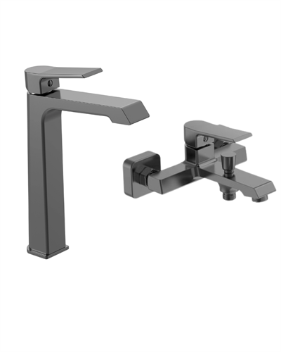 Creavit Stark Uzun Lavabo Ve Banyo Armatür SK6500GR SK2500GR