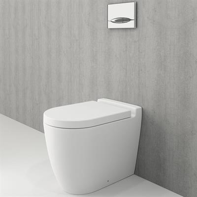 Bocchi 1528-002-0128 Venezia Rimless Tek Klozet ve Kapağı Mat Beyaz