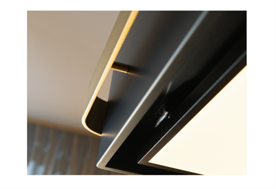 FRANKE Mythos Masterpiece FMYS BK/GD F80 KL Matt Black+Gold Ada Davlumbaz 345.0726.998