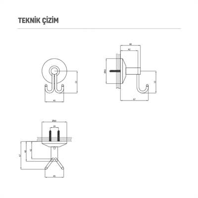 Creavit BJ11026 Joyful İkili Bornozluk
