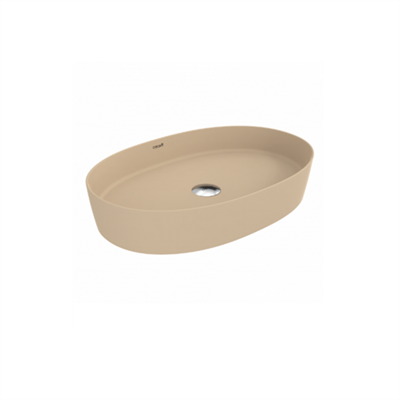 Creavit LP160 Loop Oval Çanak Lavabo 40x60 cm Mat Cappuccino