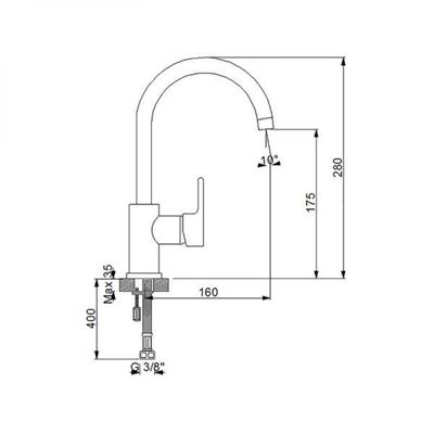 Newarc 832581 Premium Dönerli Lavabo Bataryası
