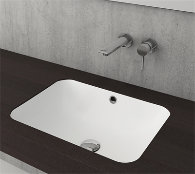BOCCHİ Scala Tezgahaltı Lavabo 55 cm Mat Beyaz 1006-002-0125