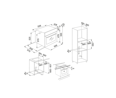 FRANKE Maris Pyrolytic Air Fry FMA 97 P AS TBK Black Glass Fırın 116.0738.939