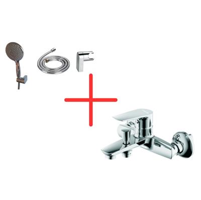 Creavit SH150-3 Fonksiyonlu El Duşu ve SO2500 Solo Banyo Armatürü Seti