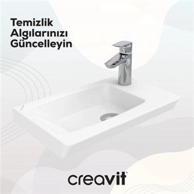 CREAVİT MY060 Memory Etajerli 60 cm Lavabo