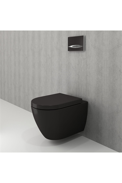 BOCCHİ Venezıa Rımless Asma Klozet - Mat Siyah 1295-004-0128