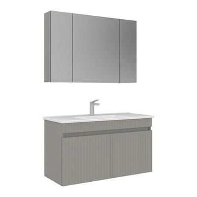 Orka Tivoli 100 CM Banyo Dolabı Takım Mat Kaşmir