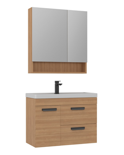 Orka Nova 80 CM Banyo Dolabı Takım Morgana Kiraz