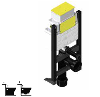 Bocchi 8050-1003 ALÇI PANEL İÇİ YERE HIZLI MON.SETİ 3-6 LT SET ÜSTÜ KUL.UYG