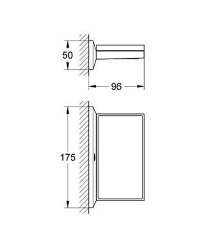 Grohe 40504000 Allure Brilliant Raf ve Sabunluk Krom