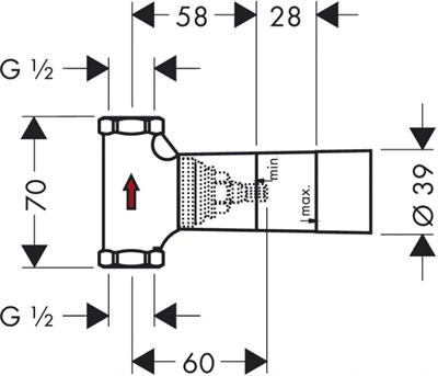 Ankastre Açma Kapama Valfi İç Set, Seramik 40 l/dk
