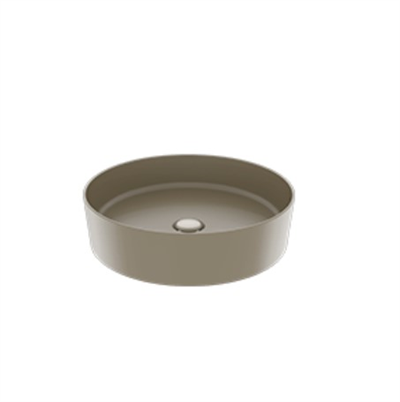 CREAVİT Loop Ø 45 cm Çanak Lavabo LP145-00CM CAPPUCINO Mat