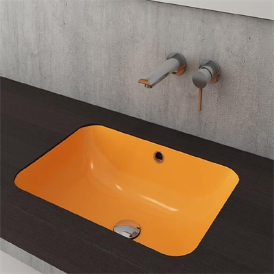 Bocchi Scala Tezgah Altı Lavabo Parlak Mandalina Sarısı 1006-021-0125